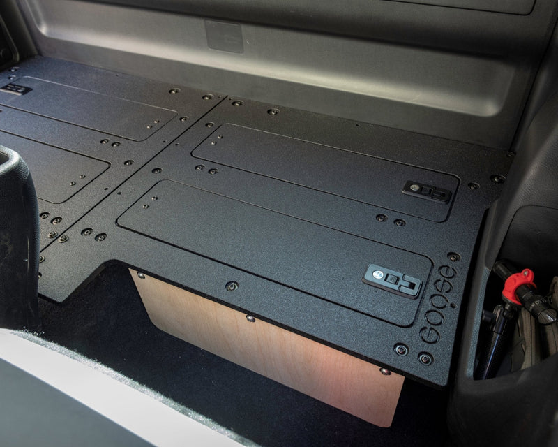 Load image into Gallery viewer, Toyota Tacoma 2016-2023 3rd Gen. Access Cab without Factory Seats - Second Row Seat Delete Plate System
