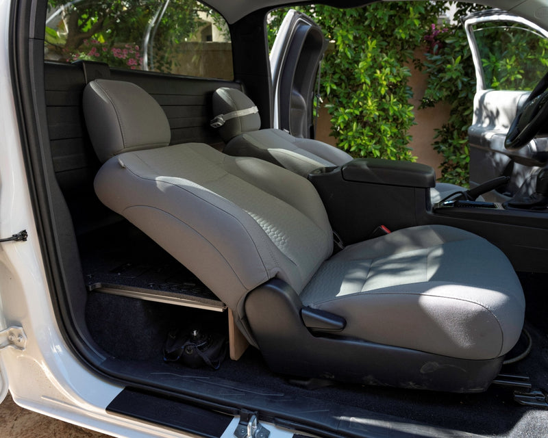 Load image into Gallery viewer, Toyota Tacoma 2016-2023 3rd Gen. Access Cab without Factory Seats - Second Row Seat Delete Plate System
