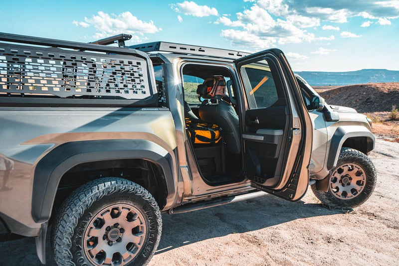 Load image into Gallery viewer, Toyota Tacoma - 2024-Present - 4th Gen - Hybrid - Double Cab - Explore Series - Seat Delete Plate System - Second Row
