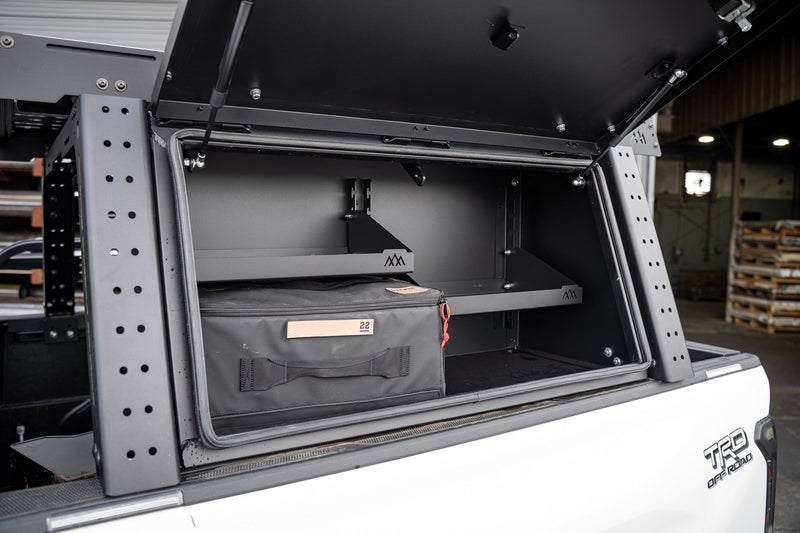Load image into Gallery viewer, Aluminum Bed Rack Storage Box - Toyota Tacoma
