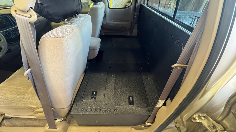 Load image into Gallery viewer, Toyota - Tundra - 2000-2006 - 1st Gen - Access Cab - Explore Series - Seat Delete Plate System - Second Row - 100%
