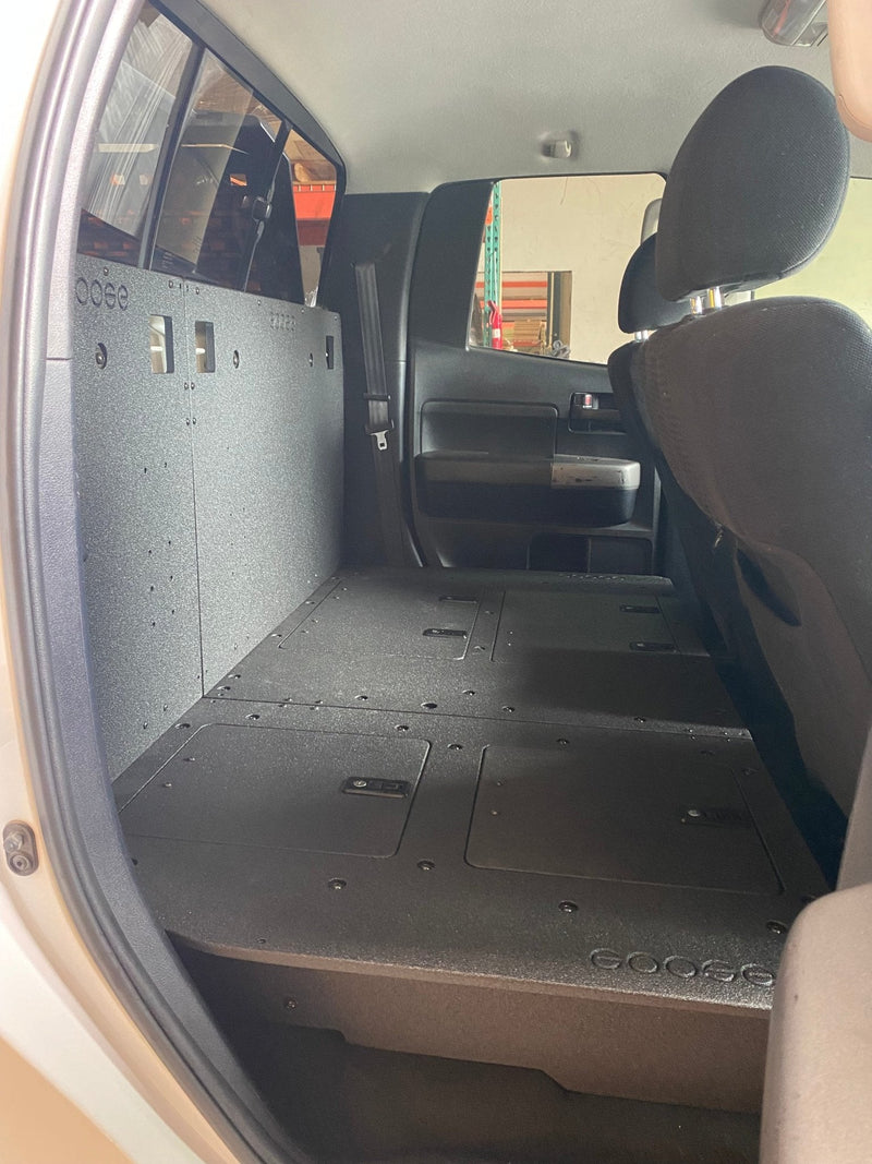 Load image into Gallery viewer, Toyota Tundra 2007-2013 2nd Gen. Double Cab - Second Row Seat Delete Plate System
