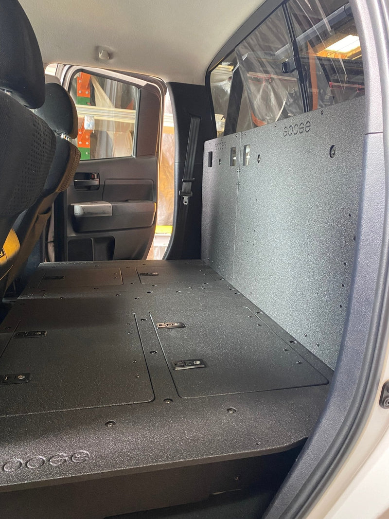 Load image into Gallery viewer, Toyota Tundra 2007-2013 2nd Gen. Double Cab - Second Row Seat Delete Plate System
