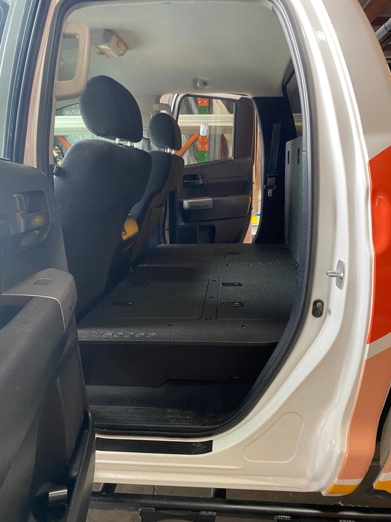 Load image into Gallery viewer, Toyota Tundra 2007-2013 2nd Gen. Double Cab - Second Row Seat Delete Plate System
