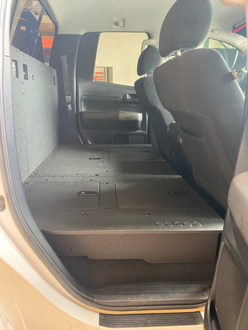 Load image into Gallery viewer, Toyota Tundra 2007-2013 2nd Gen. Double Cab - Second Row Seat Delete Plate System
