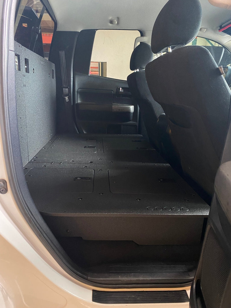 Load image into Gallery viewer, Toyota Tundra 2007-2013 2nd Gen. Double Cab - Second Row Seat Delete Plate System
