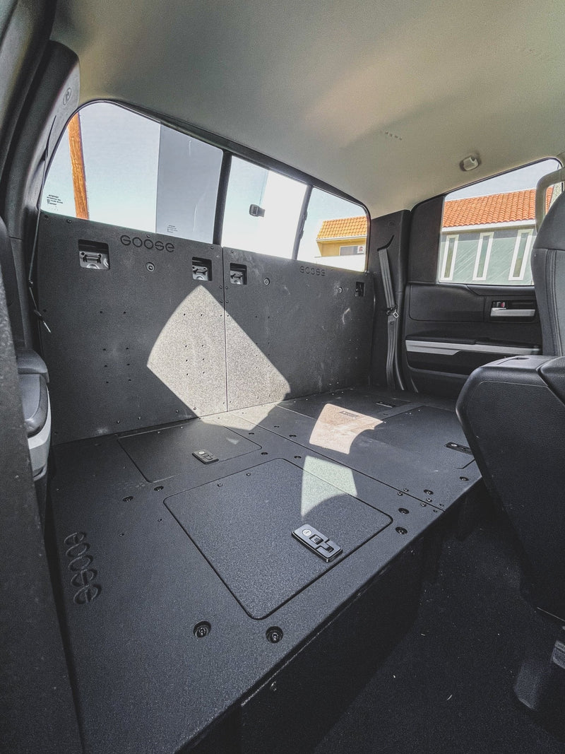 Load image into Gallery viewer, Toyota Tundra 2014-2021 2.5 Gen. Double Cab - Second Row Seat Delete Plate System
