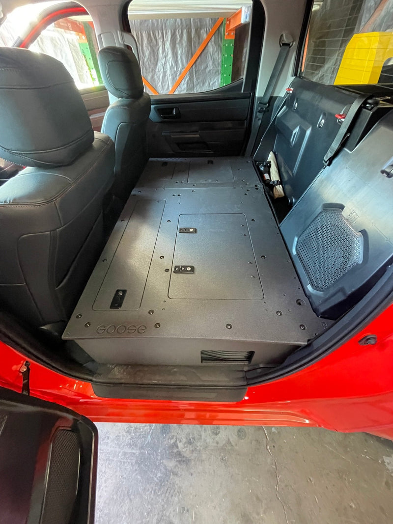 Load image into Gallery viewer, Toyota Tundra 2022-Present 3rd Gen. CrewMax - Second Row Seat Delete Plate System
