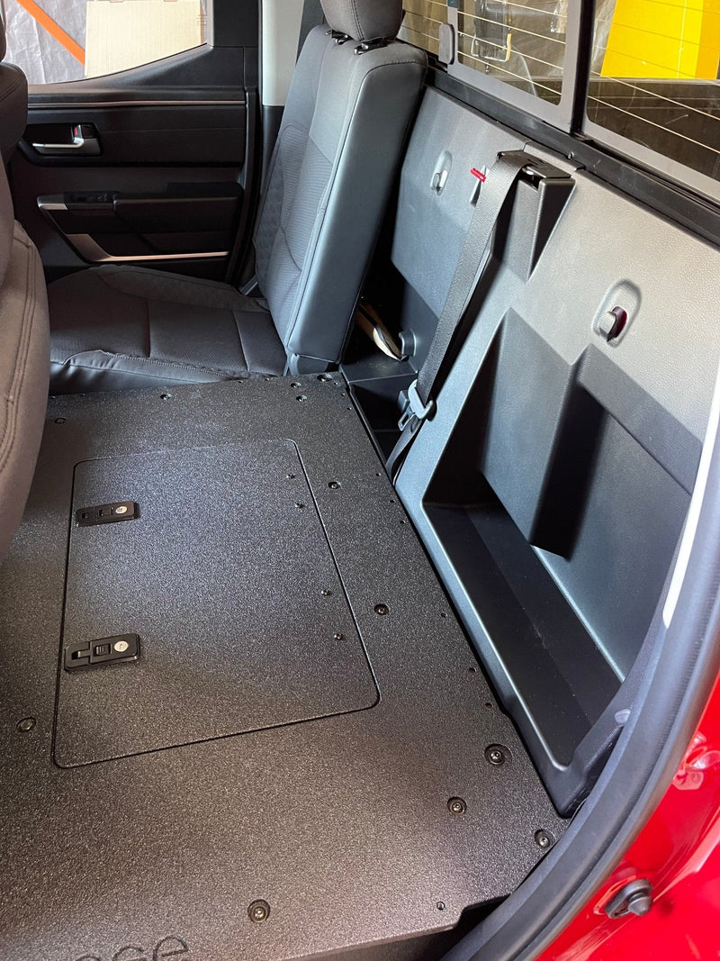 Load image into Gallery viewer, Toyota Tundra 2022-Present 3rd Gen. DoubleCab - Second Row Seat Delete Plate System
