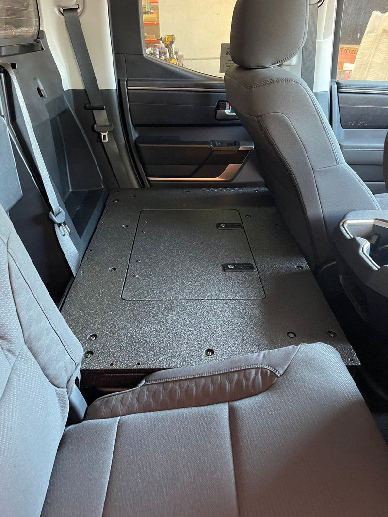 Load image into Gallery viewer, Toyota Tundra 2022-Present 3rd Gen. DoubleCab - Second Row Seat Delete Plate System
