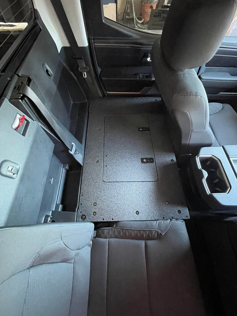 Load image into Gallery viewer, Toyota Tundra 2022-Present 3rd Gen. DoubleCab - Second Row Seat Delete Plate System
