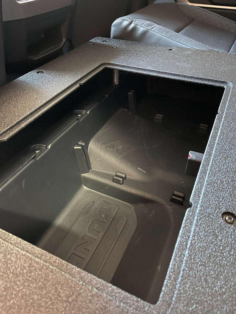 Load image into Gallery viewer, Toyota Tundra 2022-Present 3rd Gen. DoubleCab - Second Row Seat Delete Plate System
