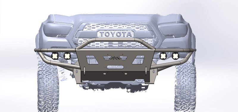 Load image into Gallery viewer, 2016-2023 3rd Gen Tacoma Hybrid Front Bumper - DIY Kit
