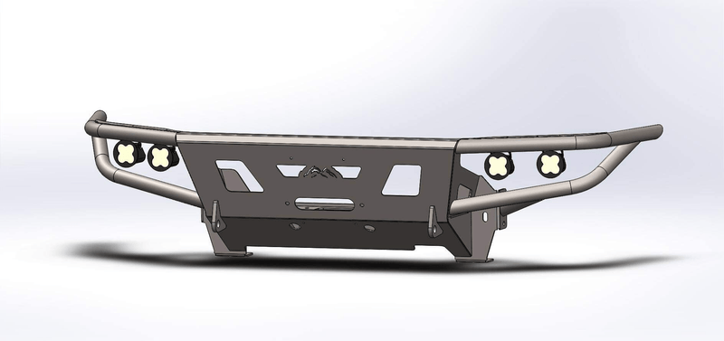 Load image into Gallery viewer, 2016-2023 3rd Gen Tacoma Hybrid Front Bumper - DIY Kit
