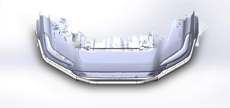 Load image into Gallery viewer, 2016-2023 3rd Gen Tacoma Hybrid Front Bumper
