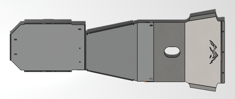 Load image into Gallery viewer, 1996-2002 3rd Gen 4Runner Back Half 3-16&quot; Skid Plates
