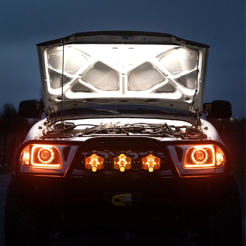 Load image into Gallery viewer, Under Hood LED Light Kit for ALL MAKES and Toyotas (4Runners, Tacomas, Sequoias, Tundras, LC, FJ, GX)
