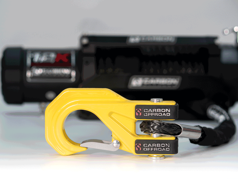 Load image into Gallery viewer, Carbon Offroad Mega Pro Winch Hook
