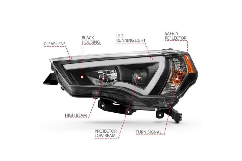 Load image into Gallery viewer, Plank Style Projector LED STRIP Headlights - 2014+ Toyota 4Runner - Yota Nation
