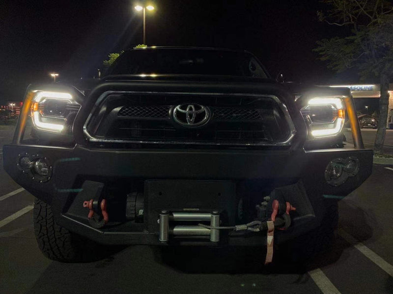 Load image into Gallery viewer, 12-15 Toyota Tacoma LUXX-Series LED Projector Headlights Black

