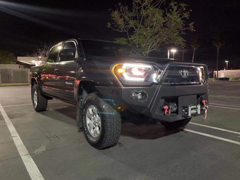 Load image into Gallery viewer, 12-15 Toyota Tacoma LUXX-Series LED Projector Headlights Alpha-Black
