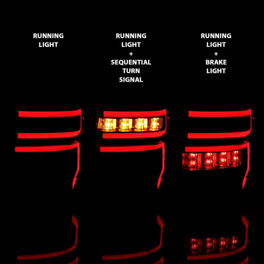Custom Rear LED Tail Light Black Housing - 2014+ Toyota 4Runner - Yota Nation
