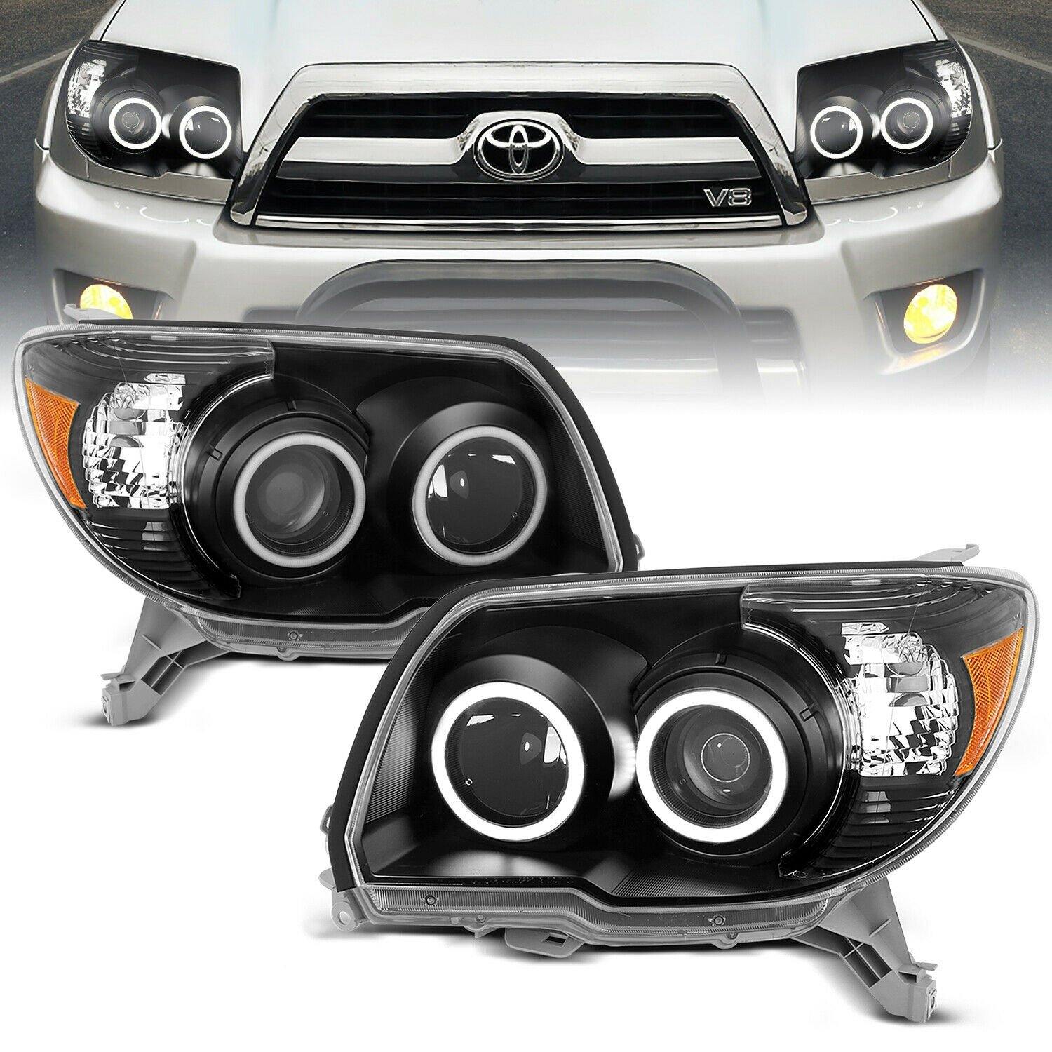 Black Out Headlights with Halos for 2006-2009 4Runners - Yota Nation