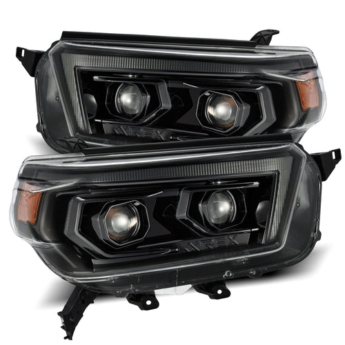 10-13 Toyota 4Runner LUXX-Series Projector Headlights Alpha-Black