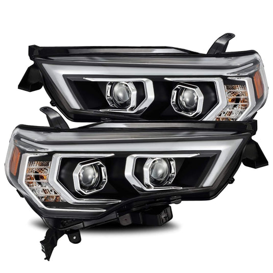 AlphaRex LUXX-Series LED Projector Headlights Alpha-Black 2014+ Toyota 4Runner - Yota Nation