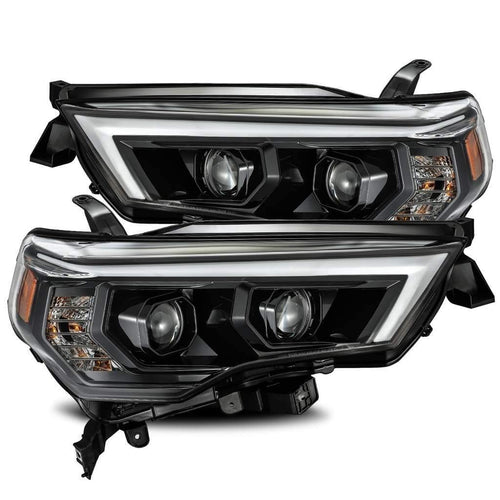 AlphaRex LUXX-Series LED Projector Headlights Alpha-Black 2014+ Toyota 4Runner - Yota Nation