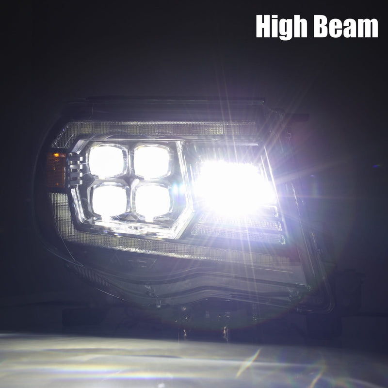 Load image into Gallery viewer, 05-11 Toyota Tacoma NOVA-Series LED Projector Headlights Alpha-Black
