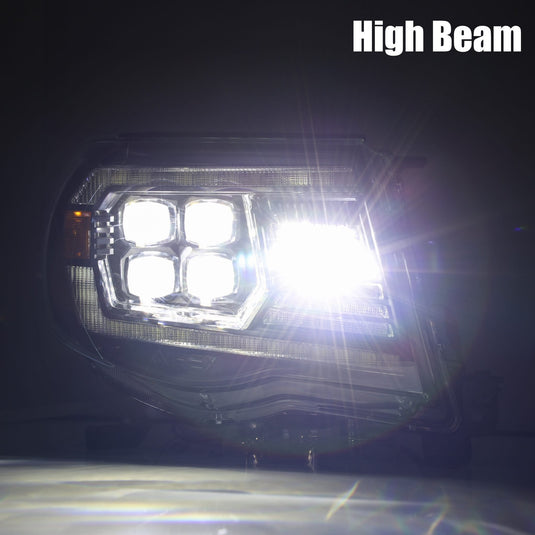 05-11 Toyota Tacoma NOVA-Series LED Projector Headlights Alpha-Black