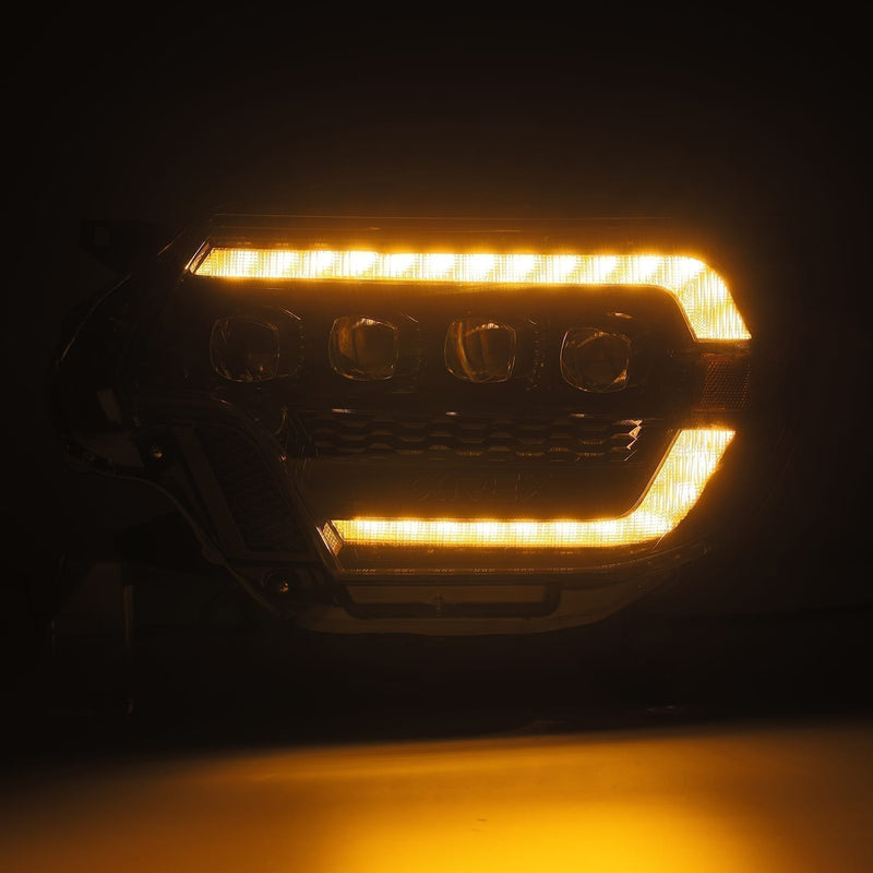 Load image into Gallery viewer, 12-15 Toyota Tacoma NOVA-Series LED Projector Headlights Alpha-Black
