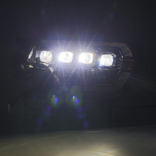 12-15 Toyota Tacoma NOVA-Series LED Projector Headlights Alpha-Black