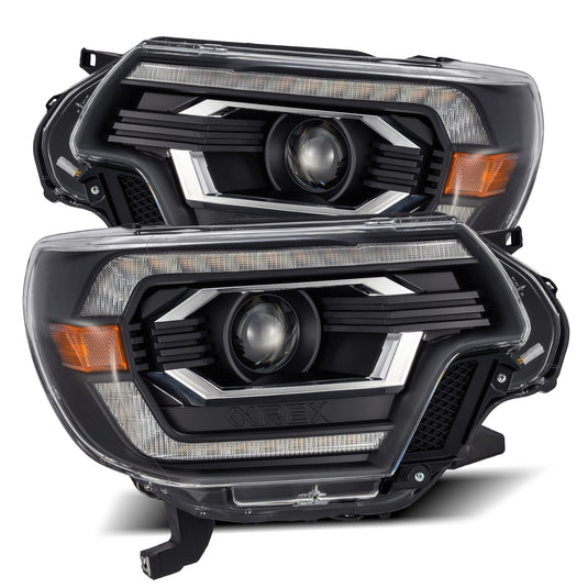 12-15 Toyota Tacoma LUXX-Series LED Projector Headlights Black