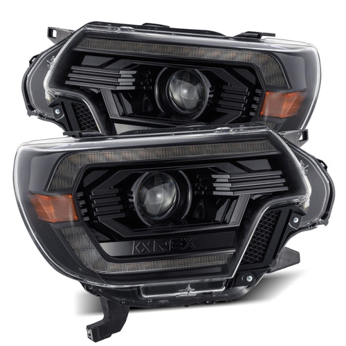12-15 Toyota Tacoma LUXX-Series LED Projector Headlights Alpha-Black