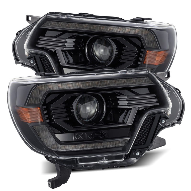 Load image into Gallery viewer, 12-15 Toyota Tacoma LUXX-Series LED Projector Headlights Alpha-Black

