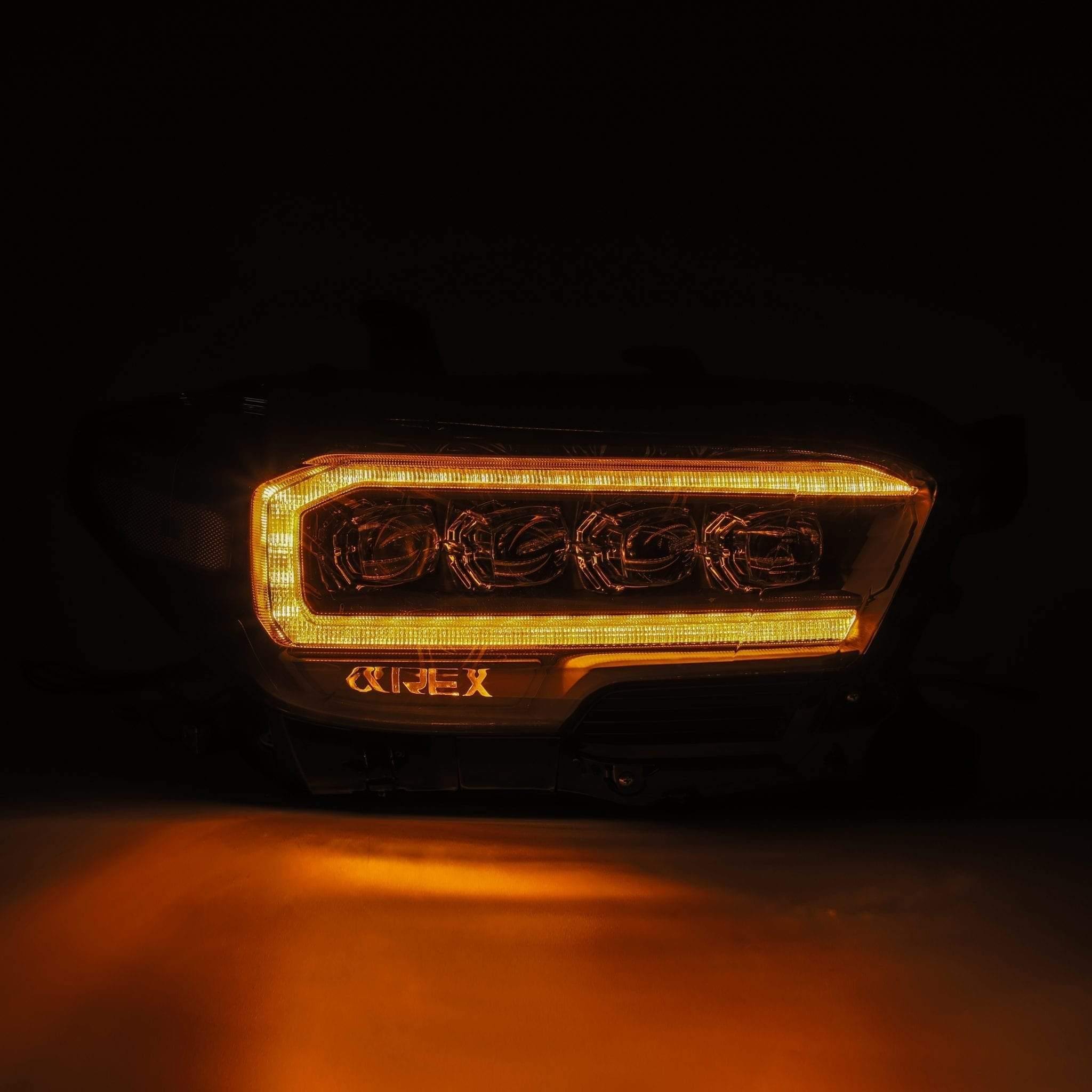 AlphaRex NOVA-Series LED Projector Headlights Alpha-Black 2016+ Toyota Tacoma - Yota Nation