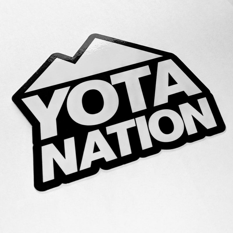 Load image into Gallery viewer, Yota Nation Signature Sticker 4&quot;
