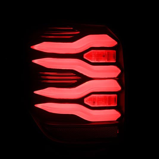 10-21 Toyota 4Runner LUXX-Series LED Tail Lights Black-Red