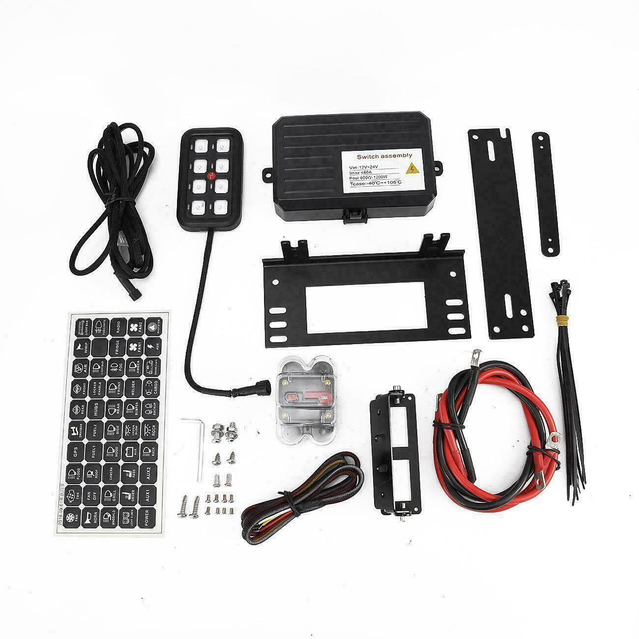 8 Gang Switch Panel and External Fuse Box - Yota Nation