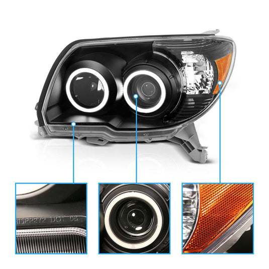 Black Out Headlights with Halos for 2006-2009 4Runners - Yota Nation