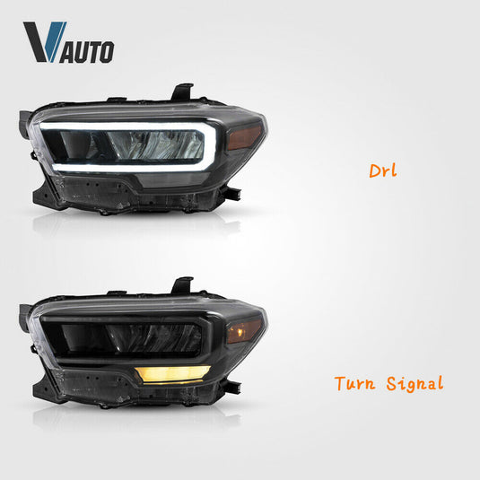 VAuto Halo LED Reflector Headlights 2016+ Toyota Tacoma