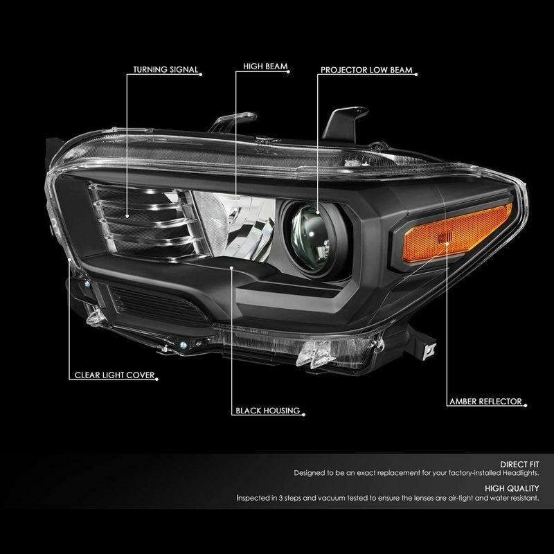 Load image into Gallery viewer, OEM Style Blackout Projector Headlights - 2016+ Toyota Tacoma - Yota Nation
