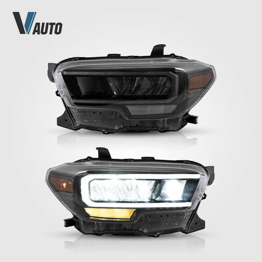 VAuto Halo LED Reflector Headlights 2016+ Toyota Tacoma