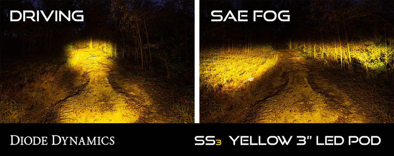 Load image into Gallery viewer, Stage Series 3&quot; SAE/DOT Sport Standard LED Pod (one) White/Yellow - Yota Nation
